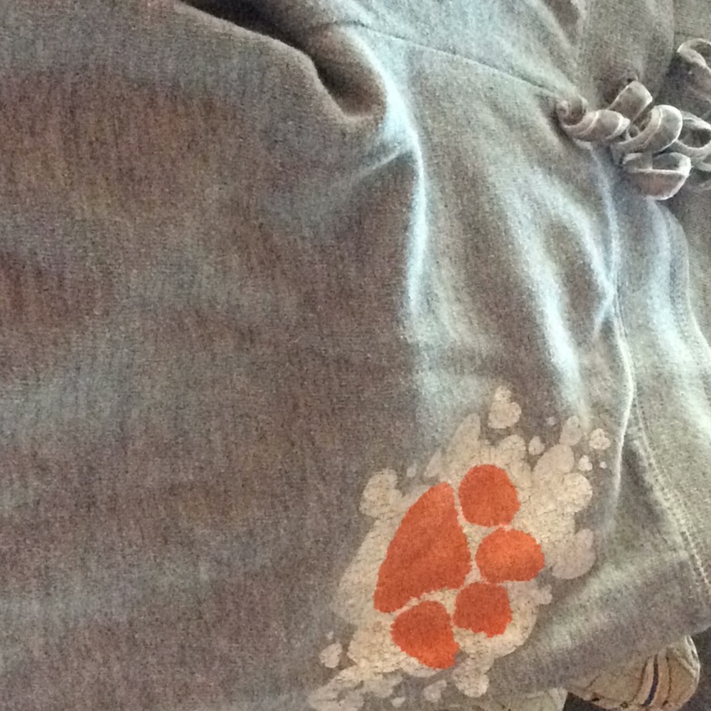 Pink Clemson Capri length sweats